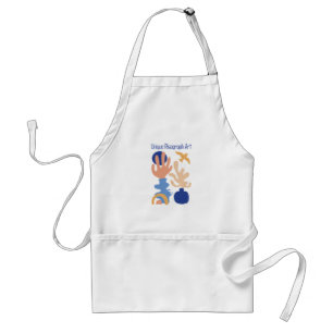 Unique Risograph Art  Standard Apron