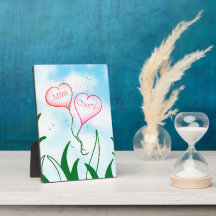 Unique Romantic Couples Custom Names Art Gift     