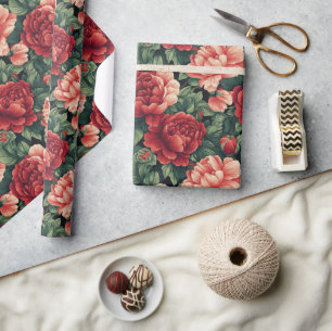 Unique Rose Vegas Wrapping Paper