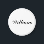 Unique Round Name Magnet for Daily Personal Touch<br><div class="desc">Add a personal flair to your space with this Unique Round Name Magnet. Customisable with any name, it's a simple yet stylish way to make lockers, fridges, or office boards feel more like your own. A thoughtful gift or personal pick-me-up, this durable magnet adds charm and identity to everyday surroundings....</div>