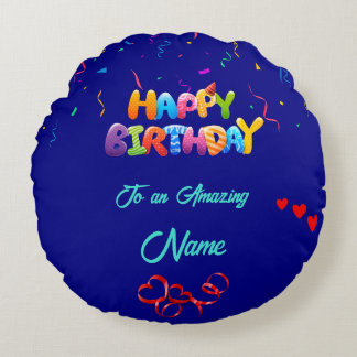 Unique Round Pillow Gift for Birthdays