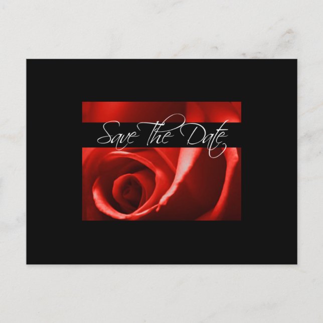 Unique Save The Date Card (Front)