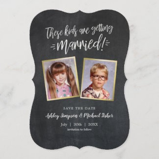 Unique Save the Dates - Old Photos Date
