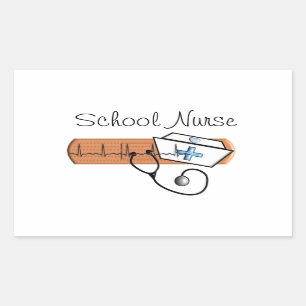 Unique School Nurse Gifts Rectangular Sticker