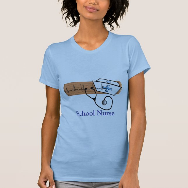 Unique School Nurse Gifts T-Shirt (Front)
