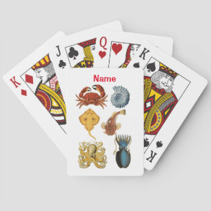 Unique Sea Beings Assortment Thunder_Cove  Playing Cards