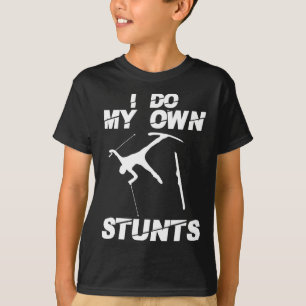 Unique Skiing Art For Men Women Kids Skier Mountai T-Shirt