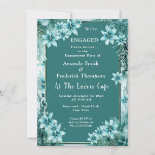 Unique Snowflake Festive Winter Design Invitation