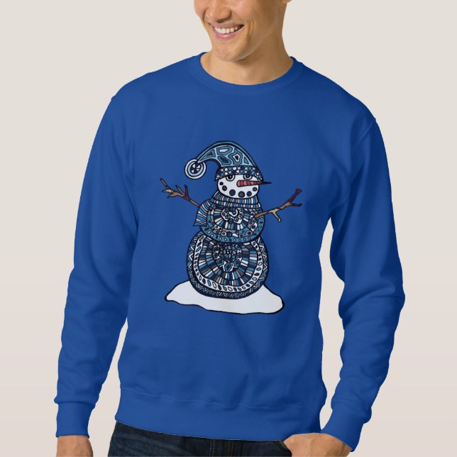 Unique Snowman Sweatshirt (Front)