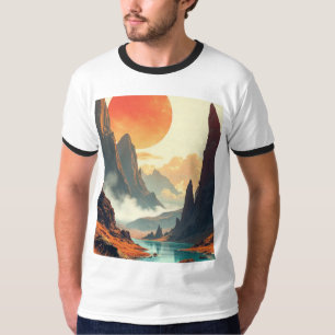 Unique Space Art for Home, Office, and Educational T-Shirt