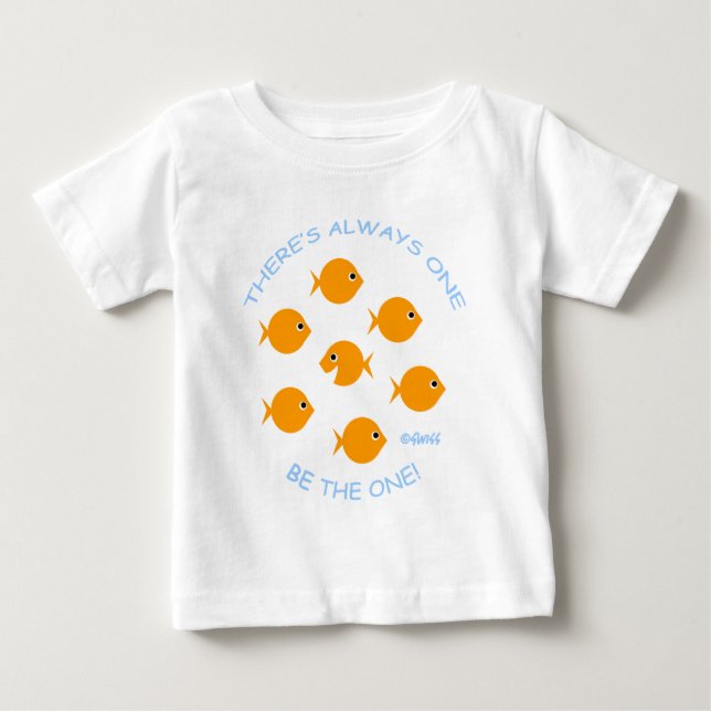 Unique Special Baby Goldfish T-Shirt (Front)