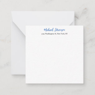 Unique Special Classical Blue White Card