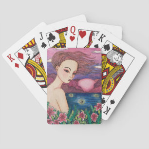 Unique Stargazer Lily Playing Cards