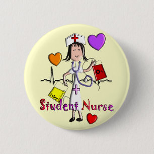 Unique Student Nurse Gifts 3D Graphics 6 Cm Round Badge