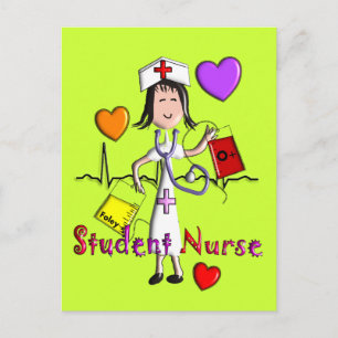 Unique Student Nurse Gifts 3D Graphics Postcard
