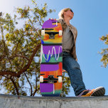 Unique Stylish Abstract Colourful Rainbow Artwork  Skateboard<br><div class="desc">Ride in style with our unique and stylish abstract colourful artwork creative skateboard. This vibrant board isn't just for cruising—it's a canvas for artistic expression. Elevate your skating experience with this distinctive skateboard that adds a burst of creativity to your moves. 
#Skateboard #AbstractArtwork #ColorfulDesign #ArtisticExpression #DistinctiveRiding #CreativeSkating</div>