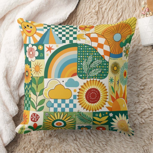 Unique summer beach Design cushion Kissen (Blanket)