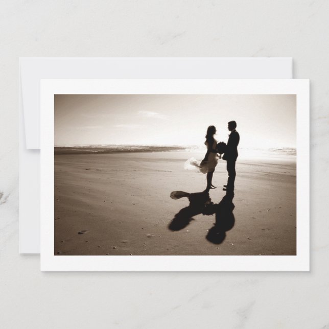 UNIQUE SUMMER WEDDING INVITATION (Front)