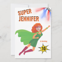Unique Superhero Amazing Girl Birthday