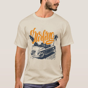 Unique Surfing Designs – California & Hawaii T-Shirt
