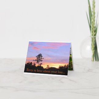 Unique Sympathy Card