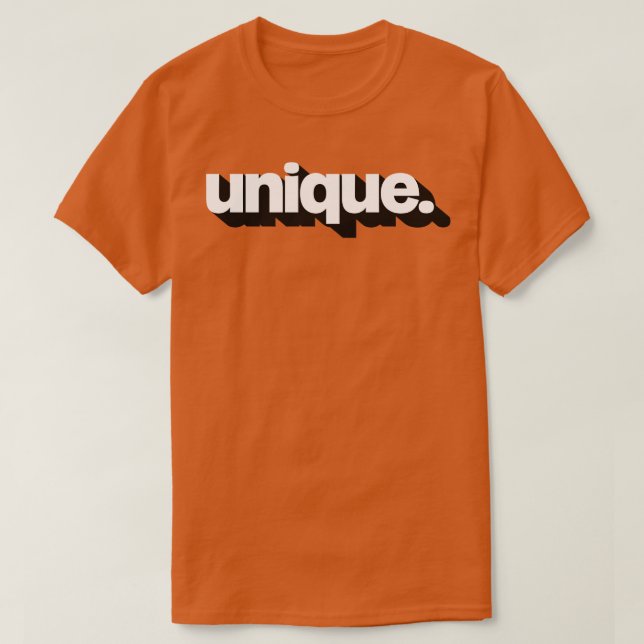 Unique tee TShirt (Design Front)