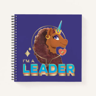 Unique the Unicorn “I’m a Leader” Design Notebook