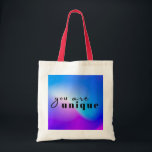 Unique Tote Bag - Celebrate Individuality with a V<br><div class="desc">Stand out from the crowd with this eye-catching tote bag featuring a bold and colourful design. The 'you are unique' message is a reminder to embrace your individuality and express yourself with confidence. Made from high-quality materials, this bag is perfect for daily use, shopping, or as a gift for friends...</div>