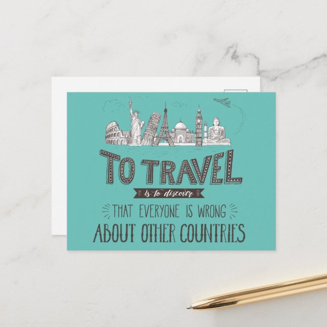 Unique Travel Postcard (Front/Back In Situ)