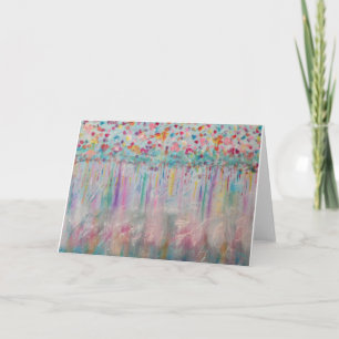 Unique Trendy Modern Eye Catching Design Bliss Holiday Card