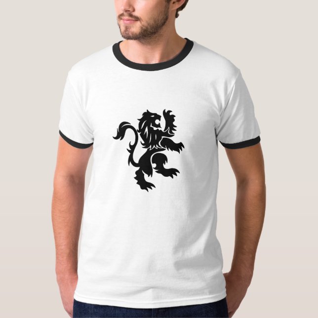 Unique Tribal English Lion Design Tshirt (Front)