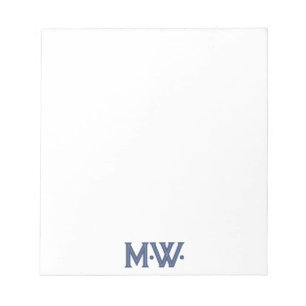 Unique Typography Initials Notepad