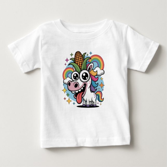 Unique Unicorn Baby T-Shirt (Front)