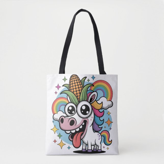 Unique Unicorn Tote Bag (Front)