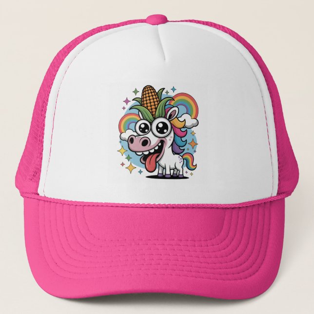 Unique Unicorn Trucker Hat (Front)