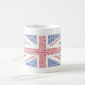 Unique "Union Jack" typographic design Coffee Mug