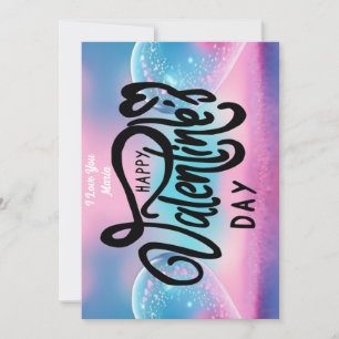 Unique Valentine Abstract Colourful And Vivid Card