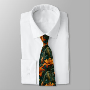 Unique Valentine Gifts For Boyfriend Lilies Floral Tie