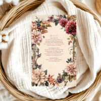Unique Victorian Royal Floral Wedding 
