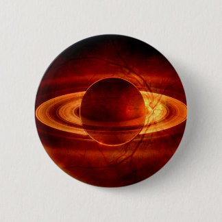 Unique view of Saturn 6 Cm Round Badge
