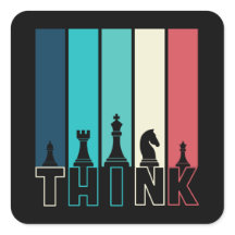 Unique Vintage Chess Pieces Think Colourful 