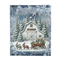 Unique vintage Christmas Scenery Paper Plates