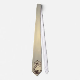 Unique Vintage Phonograph. Retro Style Gramophone Tie