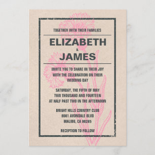 Unique Vintage Wedding Invitations
