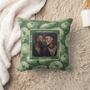 Unique Wedding 25Th Anniversary Throw Pillow 