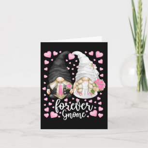 Unique Wedding Gnomies Bride And Groom - Funny For Card