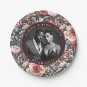 Unique Wedding Rose Plates For Wedding Memories