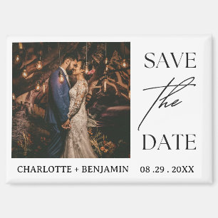 Unique Wedding Save The Date Magnet