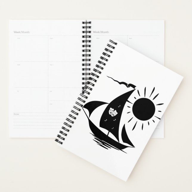 Unique Whimsical Theatre Sailing Design Planner (Display)