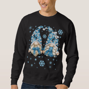 Unique Winter Gnomes With Snowman Snowball Decor S Sweatshirt